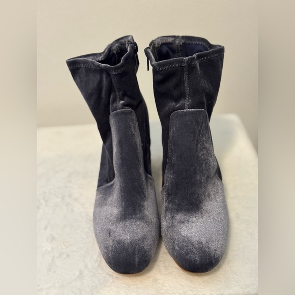 LOFT Shoes - LOFT Grey Ankle Booties Velvet Sophistication
